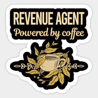 Powered By Coffee Revenue Agent Sticker